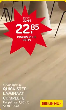 Praxis Quick-step laminaat complete aanbieding