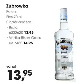HANOS Zubrowka Polen Biala aanbieding