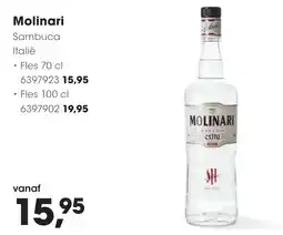 HANOS Molinari Sambuca aanbieding