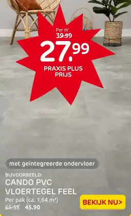 Praxis Cando pvc vloertegel feel aanbieding
