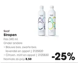 HANOS Soof Siropen aanbieding