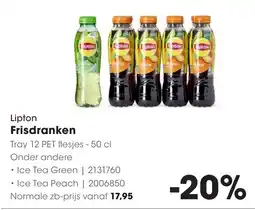 HANOS Lipton Frisdranken aanbieding