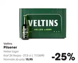 HANOS Veltins Pilsener Helles lager aanbieding