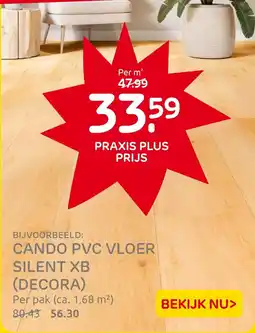 Praxis Cando pvc vloer silent xb (decora) aanbieding