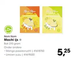 HANOS Nom Nom Mochi ijs aanbieding