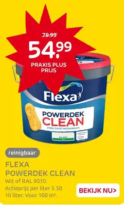 Praxis Flexa powerdek clean aanbieding