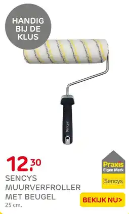 Praxis Sencys muurverfroller met beugel aanbieding