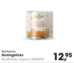 HANOS Breitsamer Honingsticks aanbieding