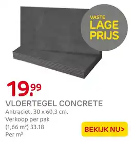 Praxis Vloertegel concrete aanbieding