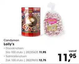 HANOS Candyman Lolly's aanbieding