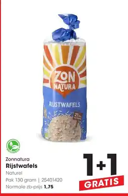 HANOS Zonnatura Rijstwafels aanbieding