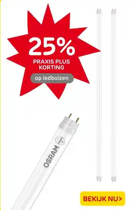 Praxis Op ledbuizen aanbieding