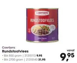 HANOS Coertjens Rundstoofvlees aanbieding