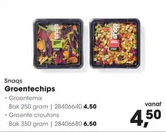 HANOS Snaqs Groentechips aanbieding