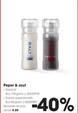 HANOS Peper & zout aanbieding