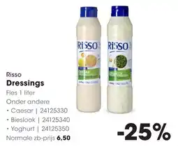 HANOS Risso Dressings aanbieding