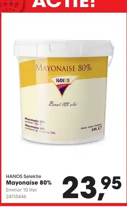 HANOS Hanos selektie mayonaise 80% aanbieding