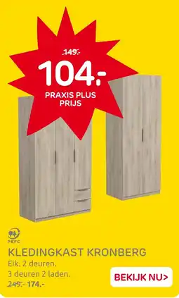 Praxis Kledingkast kronberg aanbieding
