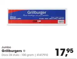 HANOS Jumbo Grillburgers aanbieding