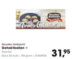 HANOS Gouden Ambacht Gehaktballen aanbieding