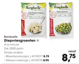 HANOS Bonduelle Diepvriesgroenten aanbieding
