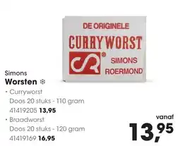 HANOS Simons Worsten aanbieding