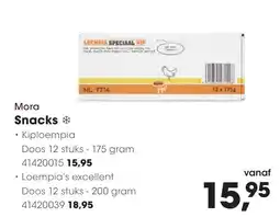 HANOS Mora Snacks aanbieding