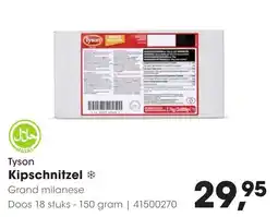 HANOS Tyson Kipschnitzel aanbieding