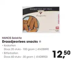 HANOS Hanos selektie draadjesvlees snacks aanbieding