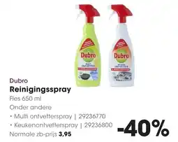HANOS Dubro Reinigingsspray aanbieding