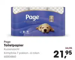 HANOS Page Toiletpapier aanbieding