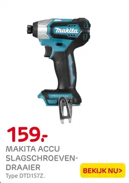 Praxis Makita accu slagschroeven- draaier aanbieding