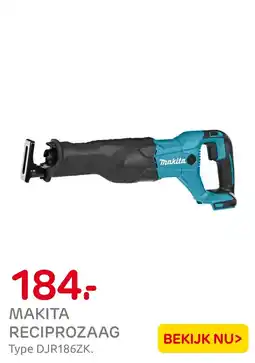Praxis Makita reciprozaag aanbieding
