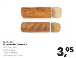HANOS Carl Siegert Waallander desem aanbieding