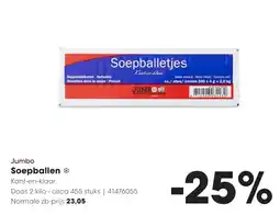 HANOS Jumbo Soepballen aanbieding
