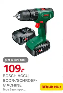 Praxis Bosch accu boor-/schroef- machine aanbieding