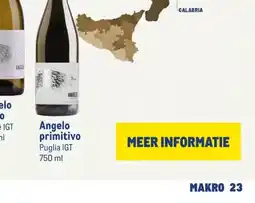 Makro Angelo primitivo aanbieding