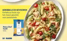 Makro Metro Chef fusilli aanbieding
