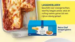 Makro Metro Chef lasagne gastro aanbieding