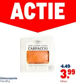 Makro Zalmcarpaccio aanbieding