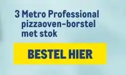 Makro Metro Professional pizzaoven-borstel met stok aanbieding