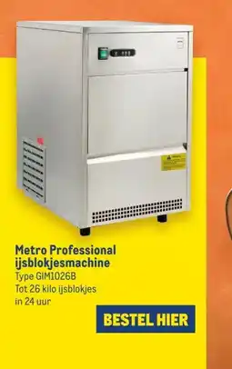 Makro Metro Professional ijsblokjesmachine aanbieding