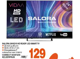 Correct Salora 24hv210 hd ready led smart tv aanbieding