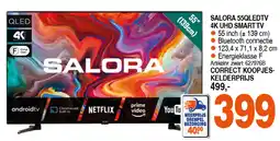 Correct Salora 55qledtv 4k uhd smart tv aanbieding