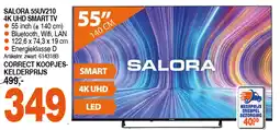 Correct Salora 55uv210 4k uhd smart tv aanbieding