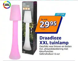 Action Draadloze XXL Tuinlamp aanbieding