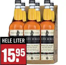Dirck 3 Scotchman Whisky HELE LITER aanbieding