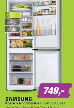EP Samsung Koelvries-combinatie RB34C705CS9/EF aanbieding