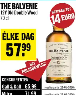 Dirck 3 The Balvenie 12 Years 70 cl aanbieding