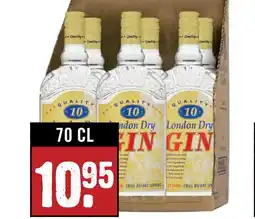 Dirck 3 Quality 10 London Dry Gin 70 cl aanbieding